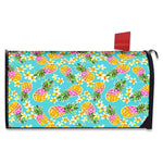 Aloha Summer Pineapple Pattern Print Mailbox Cover