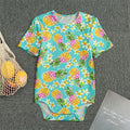 Aloha Summer Pineapple Pattern Print Men's Bodysuit
