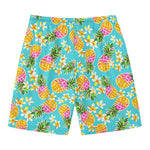 Aloha Summer Pineapple Pattern Print Men's Swim Trunks