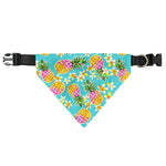 Aloha Summer Pineapple Pattern Print Over The Collar Dog Bandana