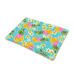 Aloha Summer Pineapple Pattern Print Pet Cooling Mat Cover