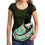 Aloha Summer Pineapple Pattern Print Pet Sling Carrier