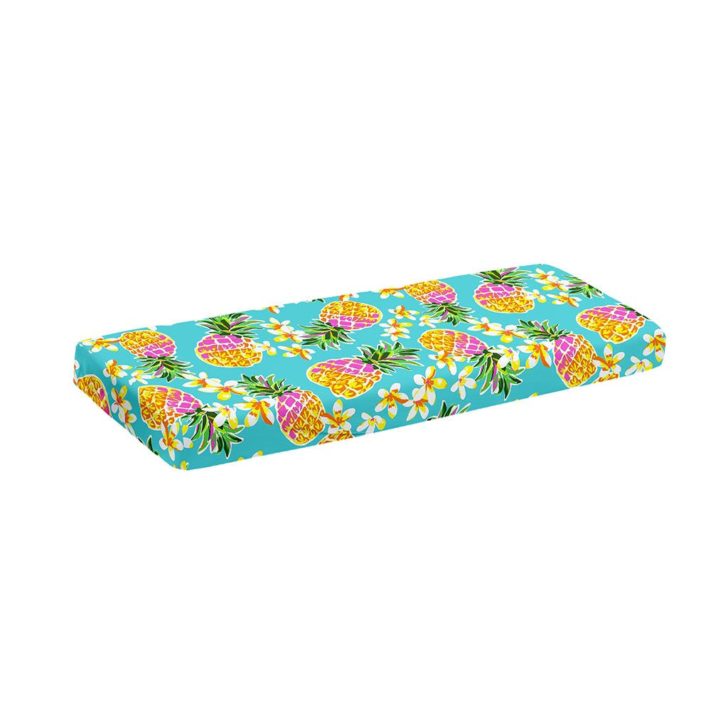 Aloha Summer Pineapple Pattern Print Piano Keyboard Cover