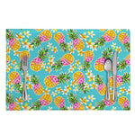Aloha Summer Pineapple Pattern Print Placemat