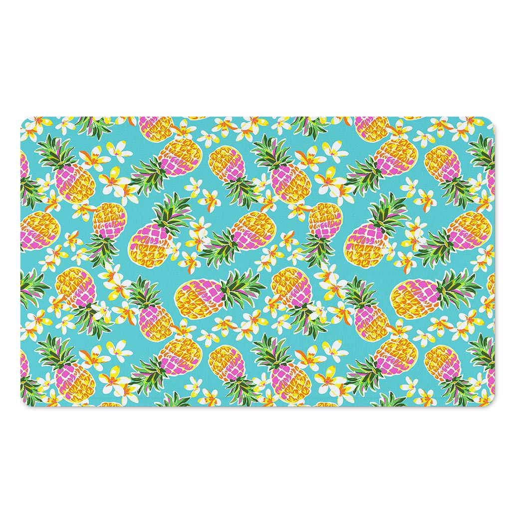 Aloha Summer Pineapple Pattern Print Polyester Doormat