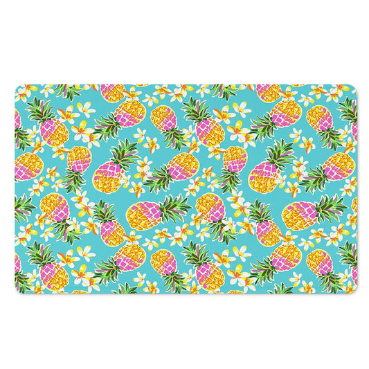 Aloha Summer Pineapple Pattern Print Polyester Doormat