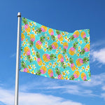 Aloha Summer Pineapple Pattern Print Polyester Flag