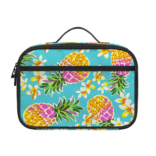 Aloha Summer Pineapple Pattern Print Portable Lunch Bag