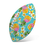 Aloha Summer Pineapple Pattern Print Rugby Ball