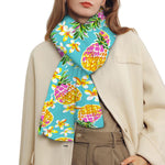 Aloha Summer Pineapple Pattern Print Scarf