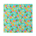 Aloha Summer Pineapple Pattern Print Silk Bandana