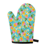 Aloha Summer Pineapple Pattern Print Single Oven Mitt