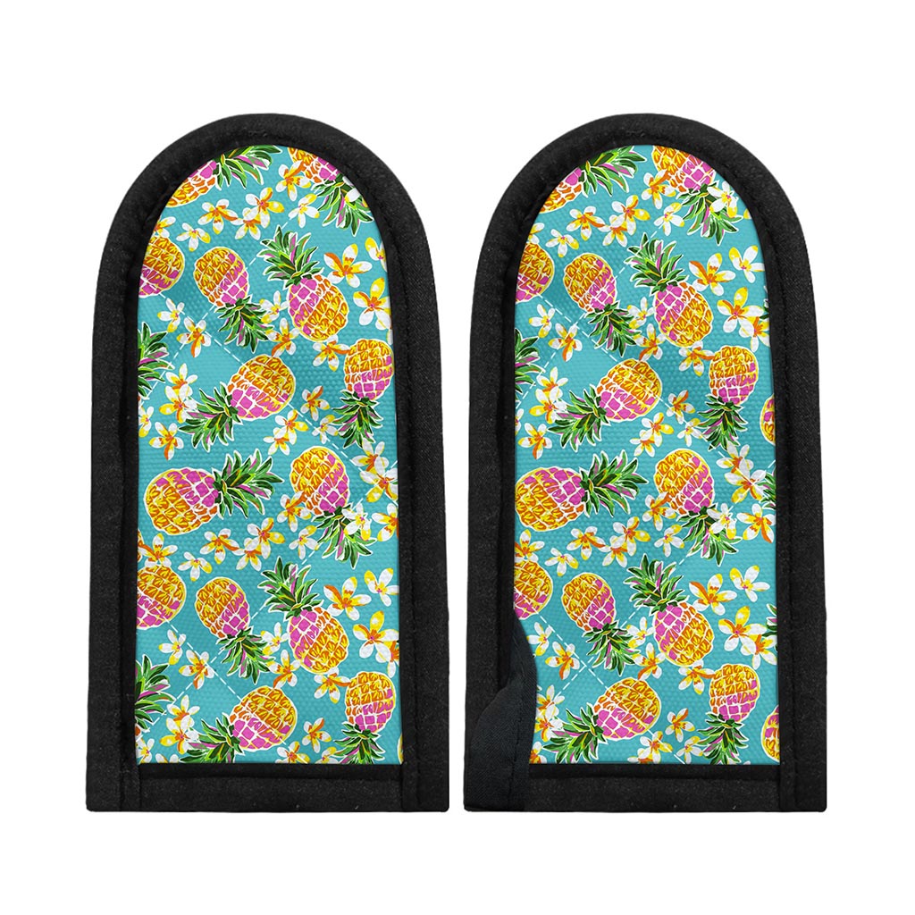 Aloha Summer Pineapple Pattern Print Skillet Handle Cover