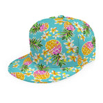 Aloha Summer Pineapple Pattern Print Snapback Cap