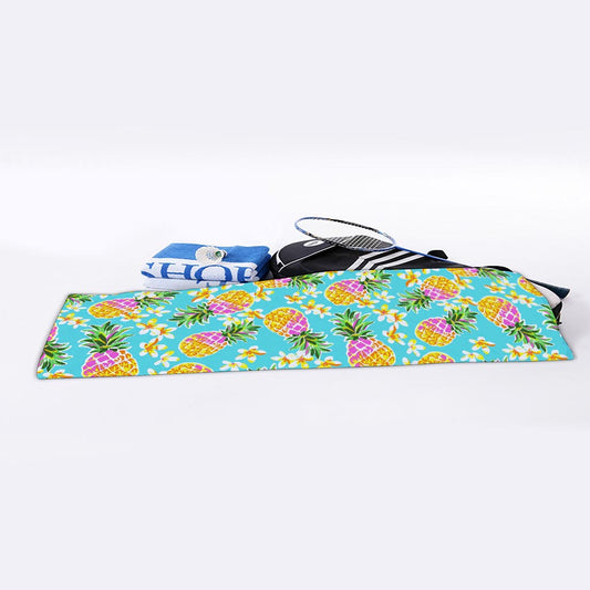 Aloha Summer Pineapple Pattern Print Sports Towel