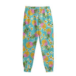 Aloha Summer Pineapple Pattern Print Sweatpants