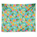 Aloha Summer Pineapple Pattern Print Tapestry