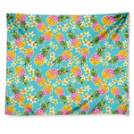 Aloha Summer Pineapple Pattern Print Tapestry