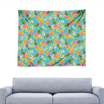Aloha Summer Pineapple Pattern Print Tapestry