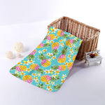 Aloha Summer Pineapple Pattern Print Towel