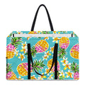 Aloha Summer Pineapple Pattern Print Utility Tote Bag