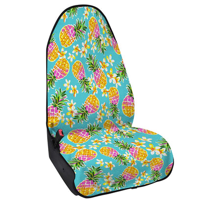 Aloha Summer Pineapple Pattern Print Waterproof Car Seat Cover