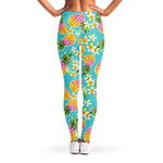 Aloha Summer Pineapple Pattern Print Women's Leggings