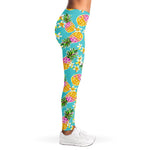 Aloha Summer Pineapple Pattern Print Women's Leggings