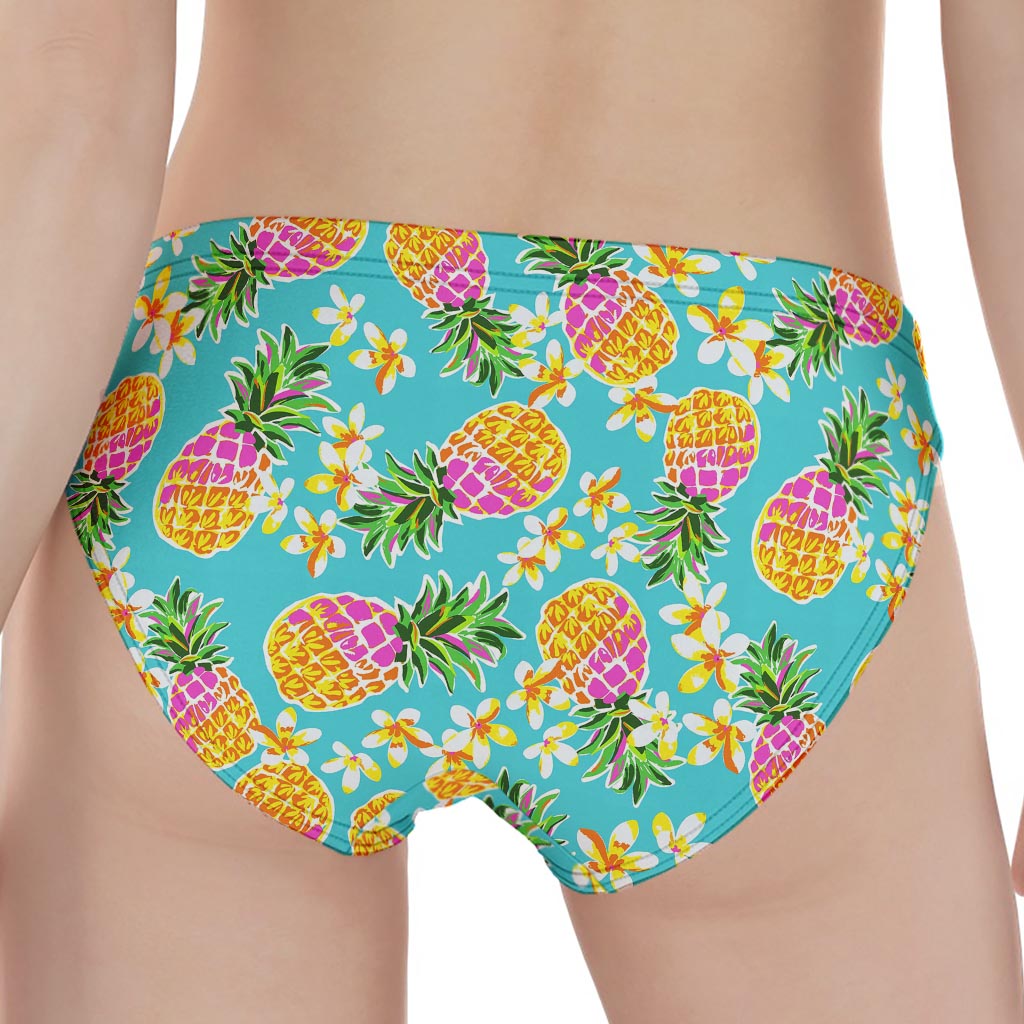 Aloha Summer Pineapple Pattern Print Women's Panties