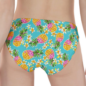 Aloha Summer Pineapple Pattern Print Women's Panties