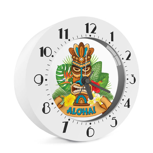 Aloha Tiki Print Alarm Clock