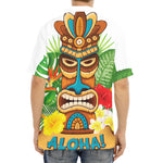 Aloha Tiki Print Aloha Shirt