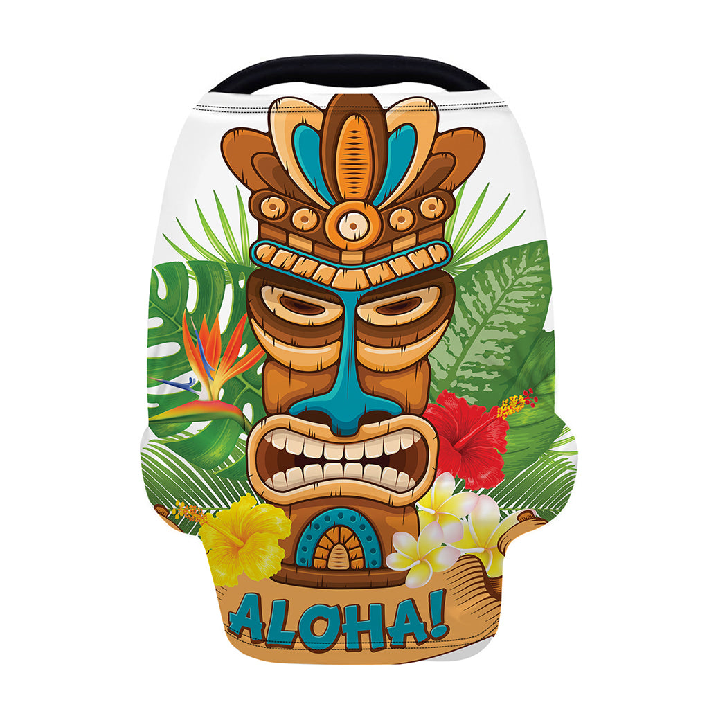 Aloha Tiki Print Baby Seat Cover