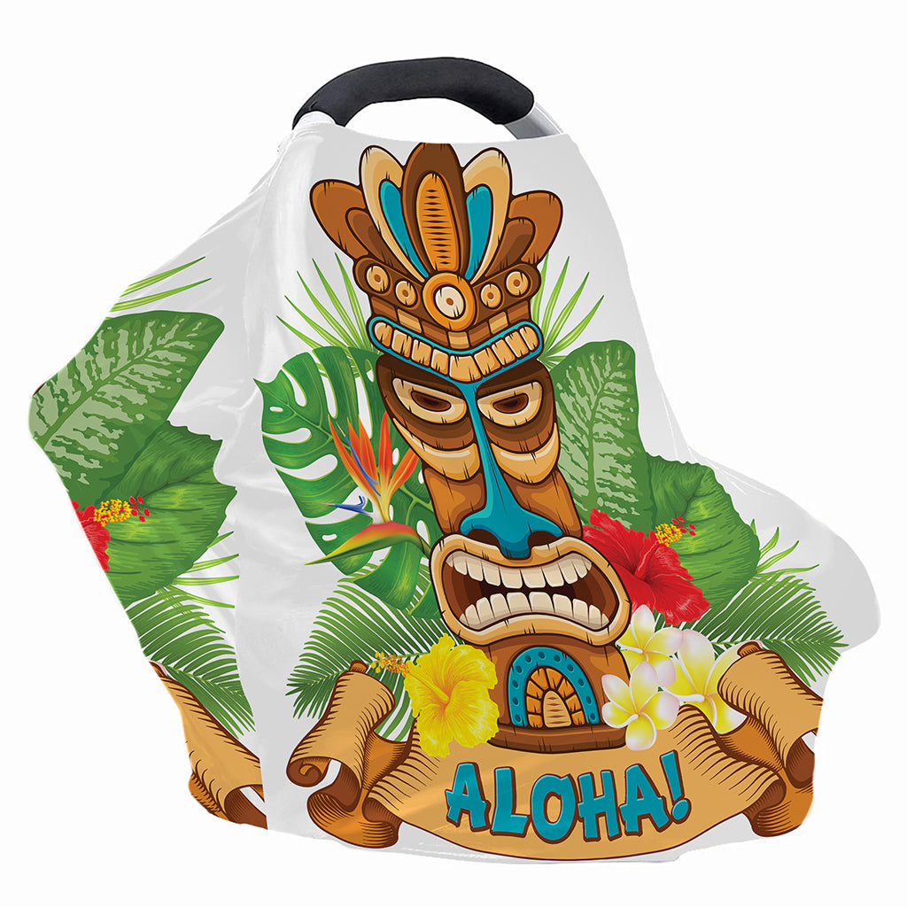 Aloha Tiki Print Baby Seat Cover