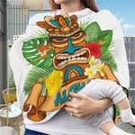 Aloha Tiki Print Baby Seat Cover