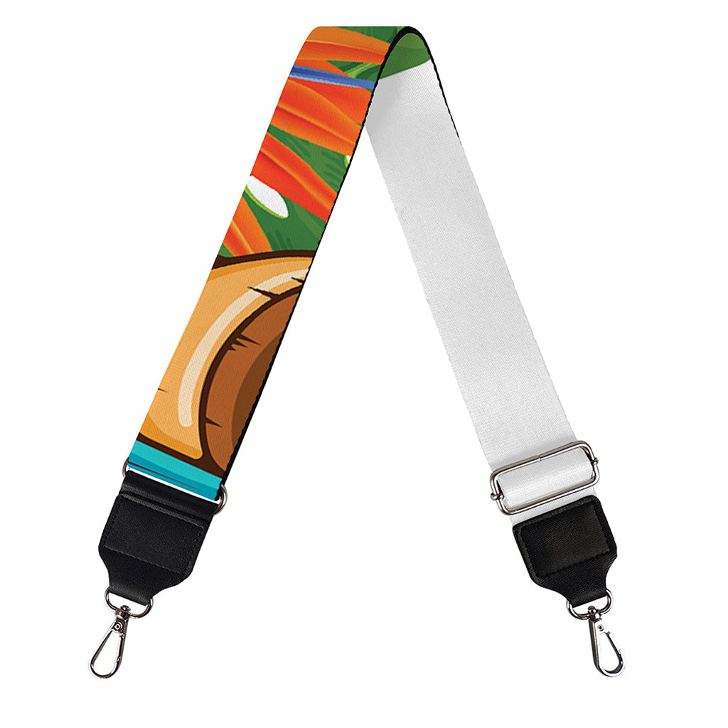 Aloha Tiki Print Bag Strap