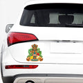 Aloha Tiki Print Car Sticker