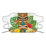 Aloha Tiki Print Car Windshield Snow Cover