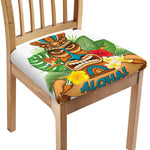Aloha Tiki Print Chair Cushion Cover