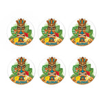 Aloha Tiki Print Coaster Set