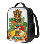 Aloha Tiki Print Crossbody Lunch Bag
