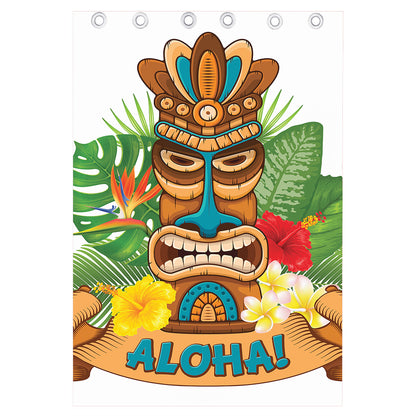 Aloha Tiki Print Curtain