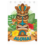 Aloha Tiki Print Curtain