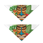Aloha Tiki Print Dog Bandana