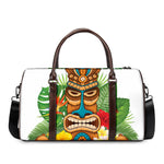Aloha Tiki Print Duffle Bag