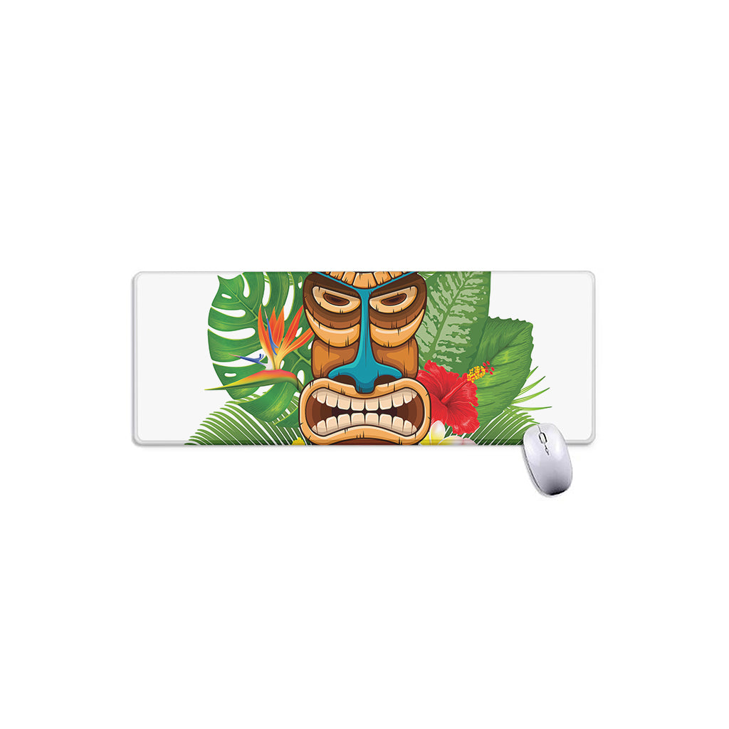 Aloha Tiki Print Extended Mouse Pad