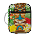 Aloha Tiki Print Front Pocket Bible Bag