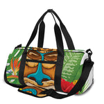 Aloha Tiki Print Gym Bag