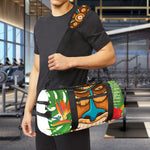 Aloha Tiki Print Gym Bag