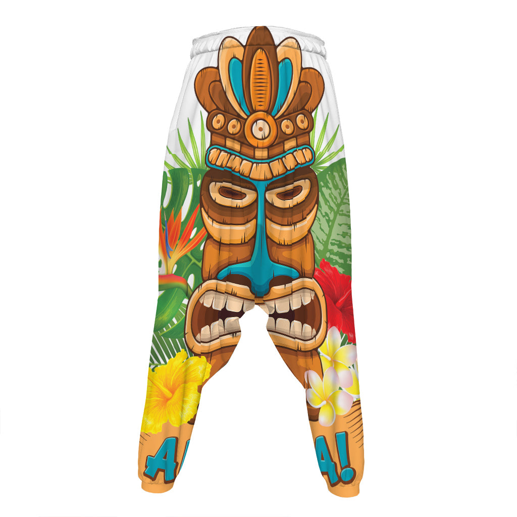 Aloha Tiki Print Hammer Pants